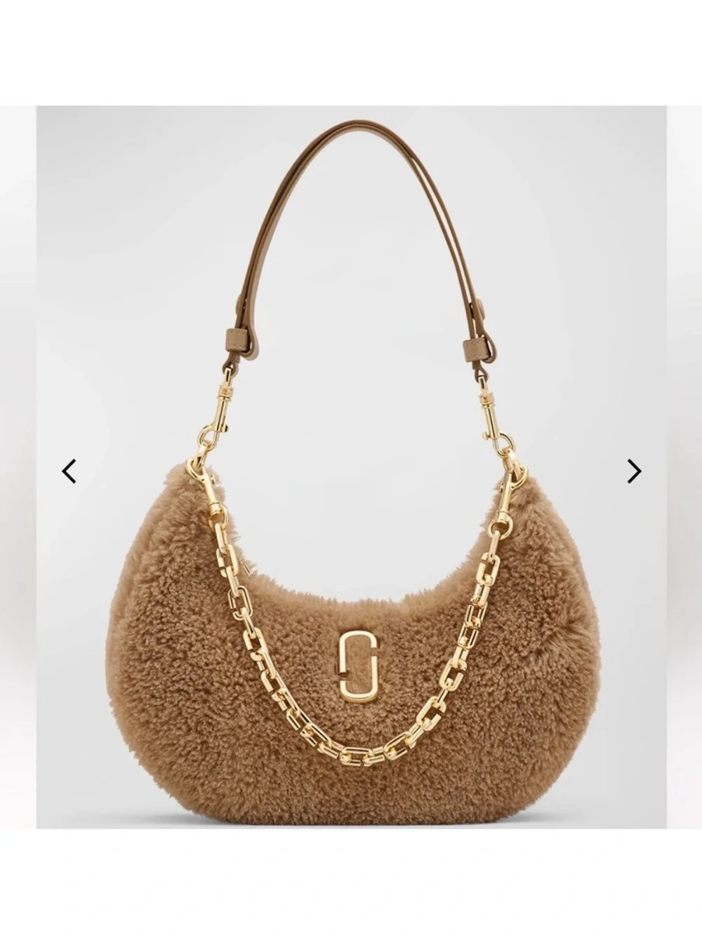 Marc Jacobs The Teddy J Marc Curve Fur Bag Worn Once